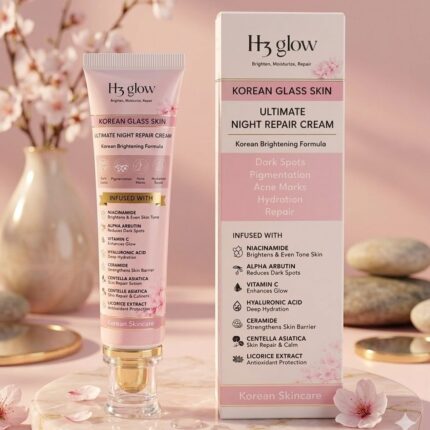 H3 Glow Korean Glass Skin Ultimate Night Repair Cream